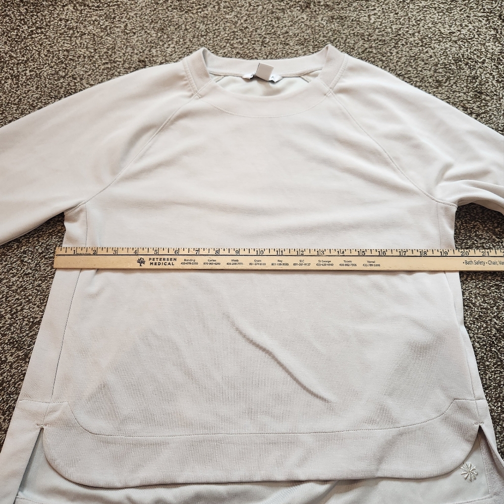 Athleta Abalone Cropped Crew Sweatshirt - Picture 7 of 8